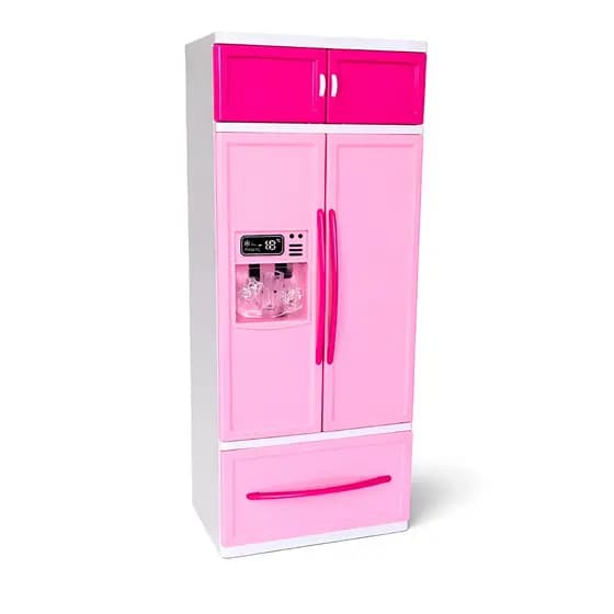 Brinquedo Mini Geladeira Cozinha Casa de Boneca Criança