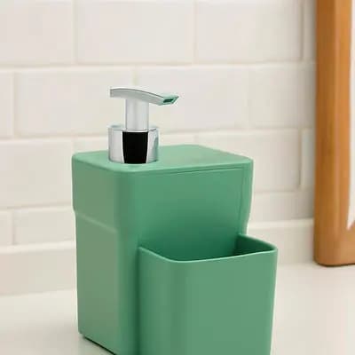 Dispenser Porta Detergente Com espaço da Esponja Diversas Cores