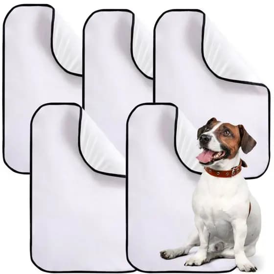 Kit com 5 tapete higiênico para cães lavável