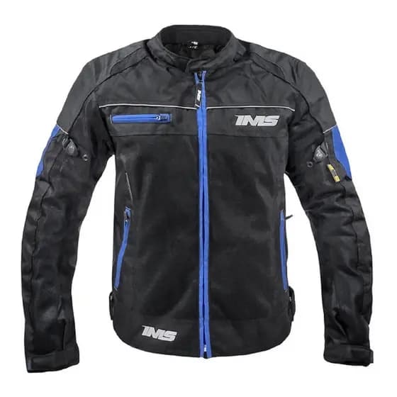 Jaqueta Motociclista Unissex Ims Street Road Preta E Azul
