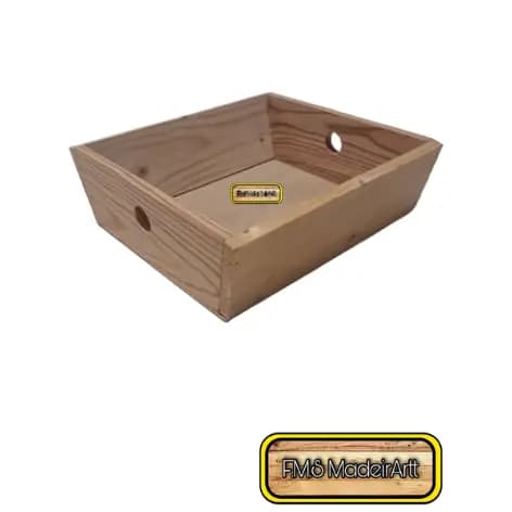 Cesta Madeira Pinus para dia das mães fms_madeirartt