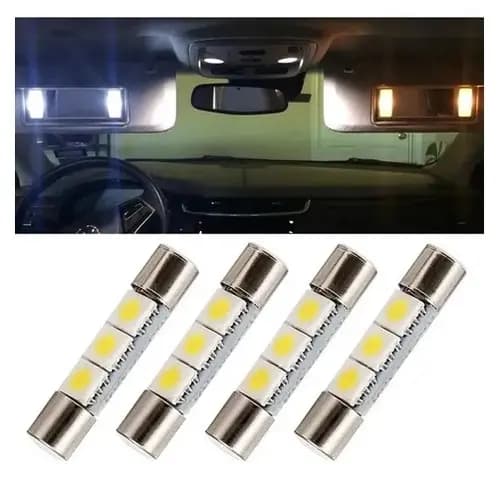 Kit 4 Lâmpadas De Led 28mm Quebra-sol Cruze Imperdível