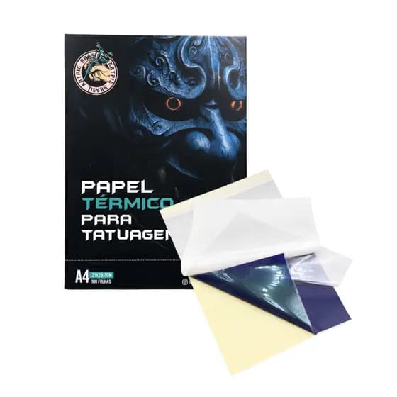 folhas papel hectográfico térmico decalque tatuagem Papel termal