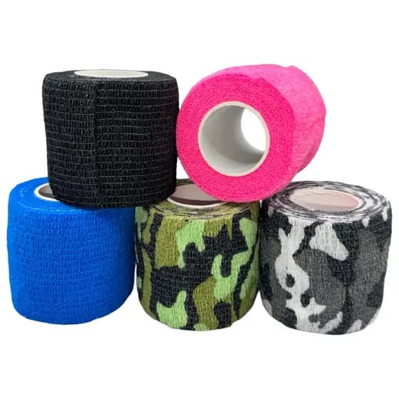 Bandagem elástica adesiva p/ biqueira pen Flexível Atadura Tatuagem 5cmx4,5m tattoo 1 un - 2 un - 4 un - 10 un