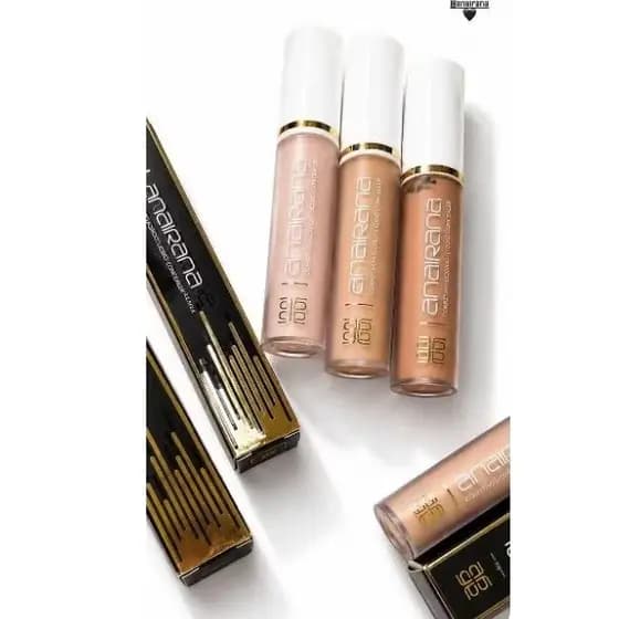 Corretivo Líquido Anairana makeup pro 10g - Alta Cobertura, Rosa Mosqueta e Colágeno para Peles Maduras