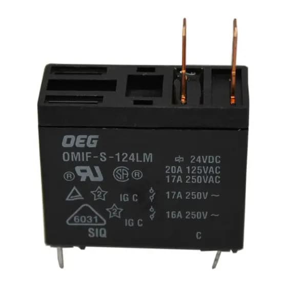 RELÊ 24V x 16A COMPATIVEL COM MICROONDAS DE DIVERSAS MARCAS