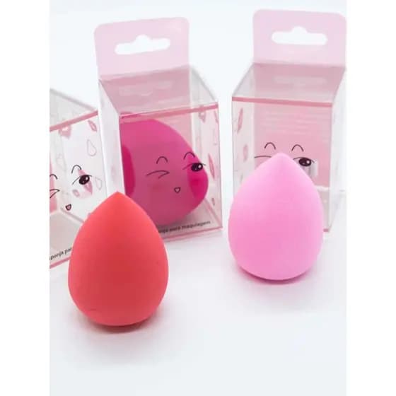 Esponja Gota Maquiagem Base Corretivo Facial Corpo MakeUp