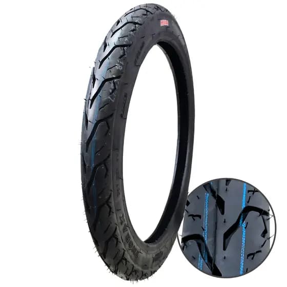 Pneu Mandrakinho 2.50-18 40P Kenda K677 Thorax Com Câmara Moto