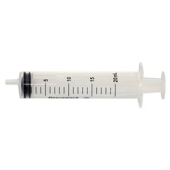 Kit com 20 Seringa Luer Slip Descarpack 20ml