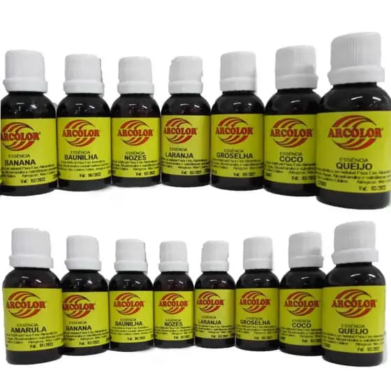 Essência Comestível Para Culinária ESCOLHA O AROMA Arcolor 30ml