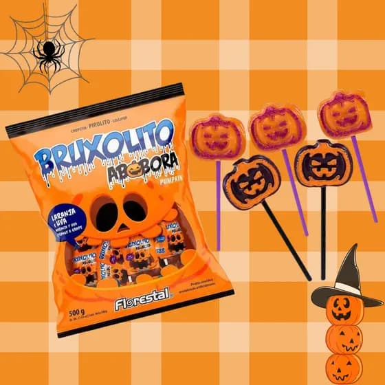 Pirulito Bruxolito Florestal 400 ~ 600g