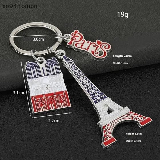 itens Chaveiro De Liga De Zinco Da Torre Eiffel Bolsa Feminina Pingente Charme Lembranças Requintadas Acessório Ideal Pr