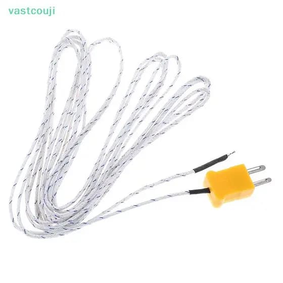 Vastcouji 1PC 5m K Tipo sensor De Temperatura Termopar Sonda Cabo Fio br