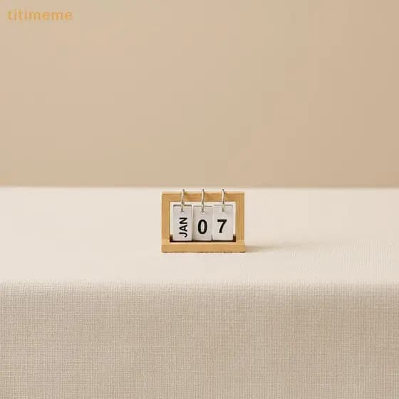 tr Mini Calendário De Mesa Decorativo Criativo Engraçado Simulação Ornamento Para Casa Quarto Escritório Bancada Decoraç
