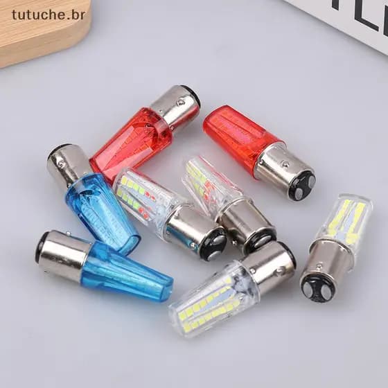 TU 2 Pçs 1157 Ba15d LED Luz De Freio Da Motocicleta Strobe Estacionamento Cauda Piscando Aviso Invertendo Parar Lâmpada