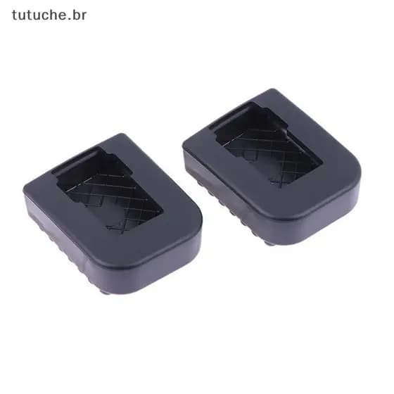TU 1/2 Pçs Almofada De Apoio Para Os Pés Da Motocicleta Macio Scooter Haste De Suporte Anti-Deslizamento Almofadas De Bo