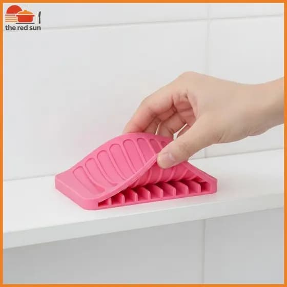 Suporte De Sabonete De Silicone TSBR-Almofada Para Drenar E Armazenar Sabonetes .