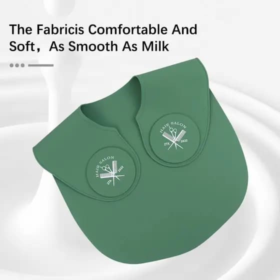 Colar De Corte De Cabelo De Silicone Quente Tingimento Xales Cabeleireiro Capa Ne Envoltório Guarda Almofada De Ombro Ca
