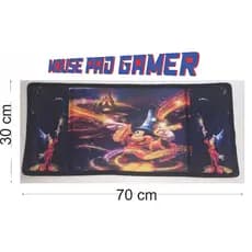 Mouse Pad Gamer mickey Fantasia podendo usar frente e verso 30 x 70 cm