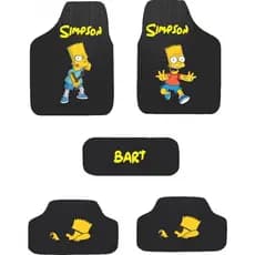 Tapete automotivo 5 peças Bordado os Simpson