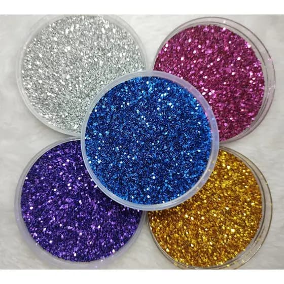10g Glitter Flocado Cor Única Holográfico - Resina|Diy