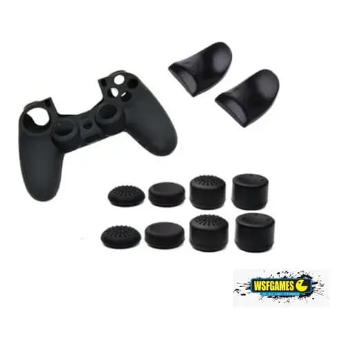 KIT PS4 Capa Para Controle Ps4 + Extensor L2 R2 Ps4 + Kontrol Freek
