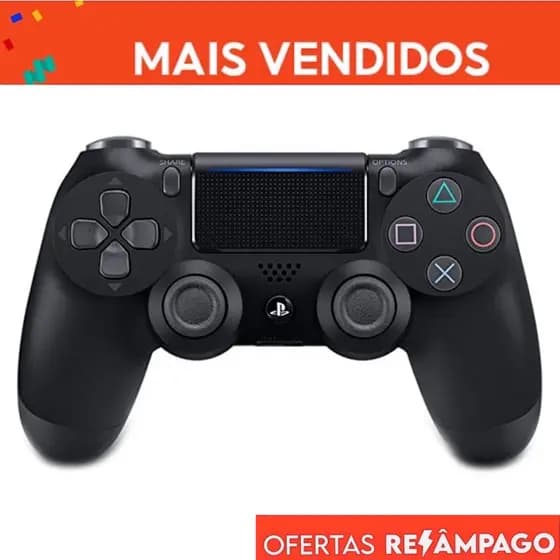 Controle de Ps4 Dualshock 4 Joystick Lacrado Para Jogos Barato Rainbow Six Fortnite God of War Playstation 4