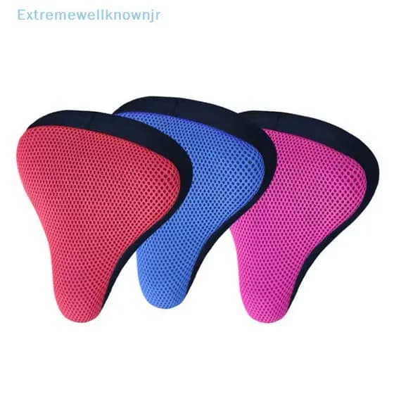 EJBR 3D Soft Silicone Capa De Assento De Bicicleta Respirável E Confortável Almofada Quente