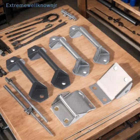 EJBR 2 Peças De Ganchos De Caixa Lateral À Prova De Ferrugem Conjunto Bule Para De Ferramentas De Moto Acessórios DIY Qu