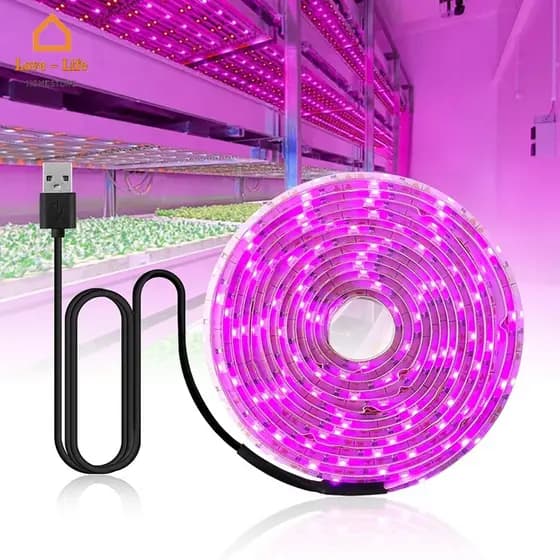 Vários Tamanhos De Interface USB Flexível Planta Espectro De Crescimento Tira Lâmpada/Estufa Flor Vegetal Grow À Prova D'água Levou Luz De Preenchimento
