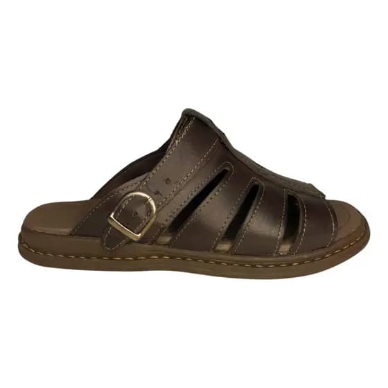 Sandália Masculina Franciscana Couro Legítimo Conforto