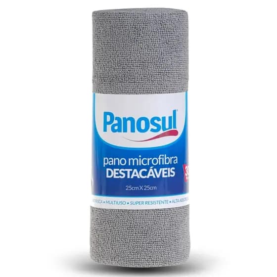 Pano Microfibra Rolo Alta Absorção Multiuso Não Risca 30 pcs