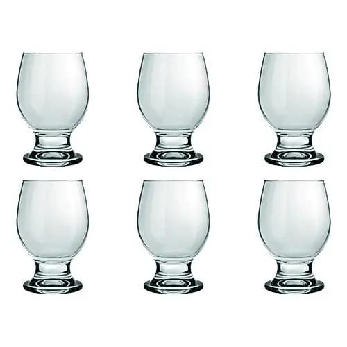 Jogo Copos Vidro Nadir Suco Agua Paulista 250 Ml 6 Unidades