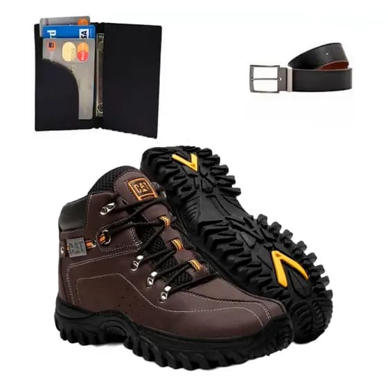 Bota Masculina Caterpillar Adventure Lona em Promoção