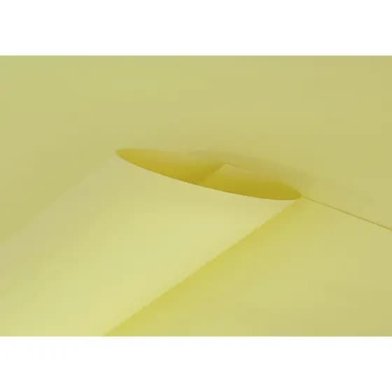 Papel Candy Plus 180g A4 Abacaxi Unidade - Amarelo Claro - ColorPlus Colorido na Massa sem vincos brancos - ideal para scrapbook, convites, decoração
