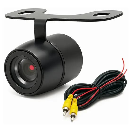 Câmera De Ré Borboleta Universal Noturna Colorida Techone Para Carro