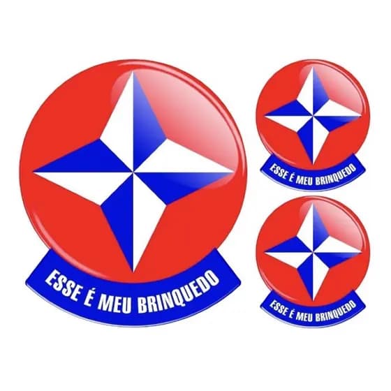3 adesivos estrela esse é meu brinquedo
