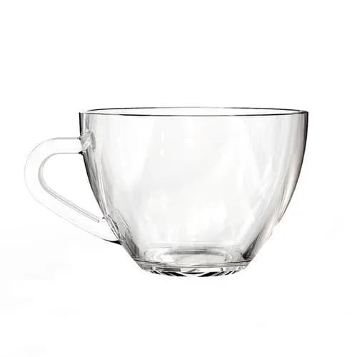 Conjunto Canecas Vidro 3 Peças Capacidade 250ml Design Elegante Resistente