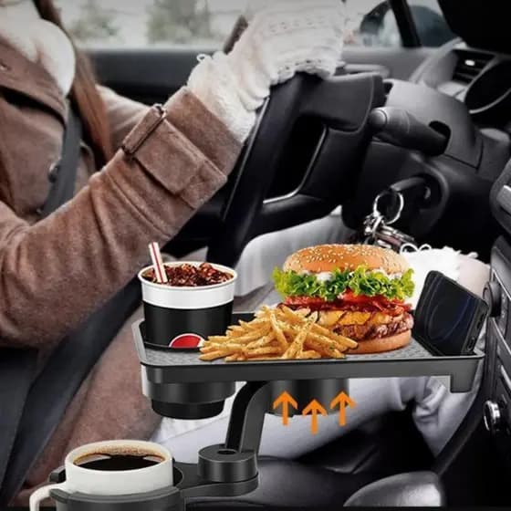 Bandeja Porta-Copos Para Carro , Estável Comida De Compacta , Antiderrapante Motoristas , Quebras Parquedas