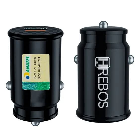 Fonte Carregador Veicular Turbo Power 18w Hrebos HS-308