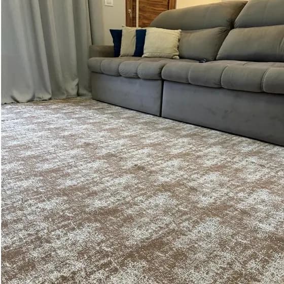 Tapete 2,00 M X 2,50 M Sala Quarto Escritório Geométrico Manchado Antiderrapante