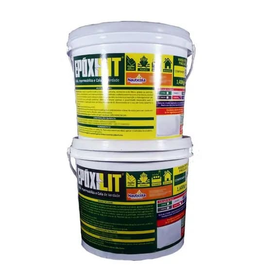 Resina Epoxilit Massa Pincelável Impermeabilizante Proteção Barco