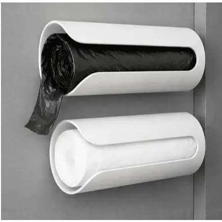 Suporte para Rolo de Saco de Lixo Para Casa Em Cozinha Banheiro Dispenser Porta Sacolas de Supermercado Puxa Saco