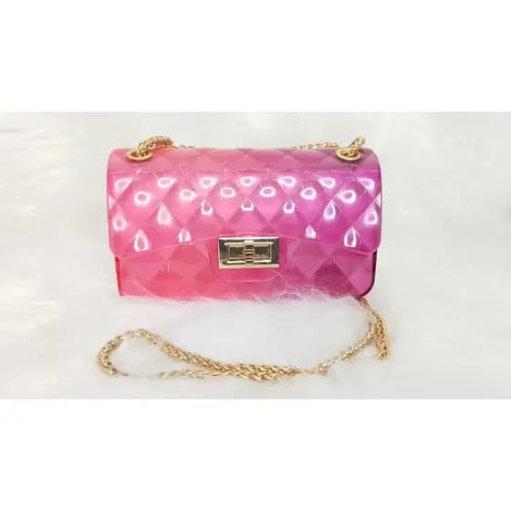 bolsinha melissa com alça de corrente