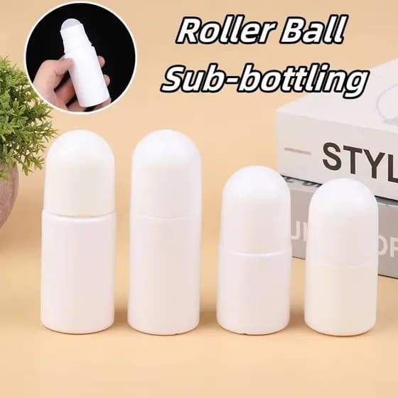 30/50/100ml Garrafa De Rolo Vazia Recarregável Rollerball Para Diy Desodorante Óleos Essenciais Ferramenta De Beleza