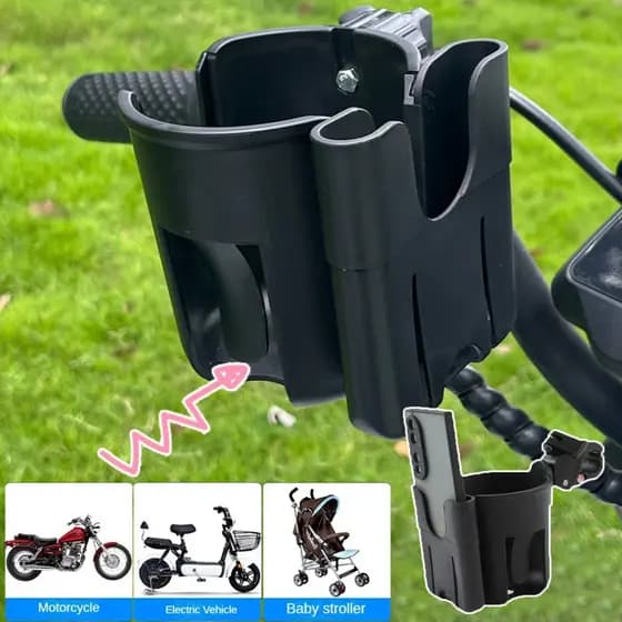 Novos Porta-Copos Para Carrinho De Bebê 3 Em 1 Antiderrapante 360 ° Suporte De Telefone Giratório Acessórios De