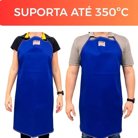 Avental Churrasqueiro Cozinheiro Rio Valley Termico Rio azul alta temperatura 350c