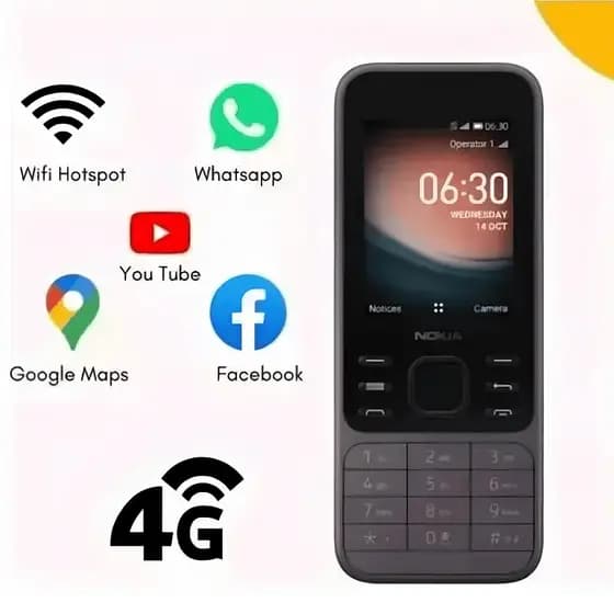 Celular Nok’a 4G Simples e Fácil De Usar Para Idosos