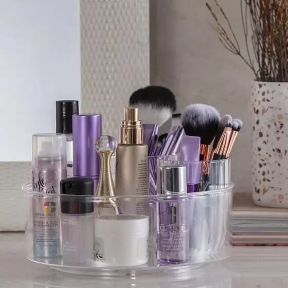 Organizador Giratório de Maquiagem cosmético