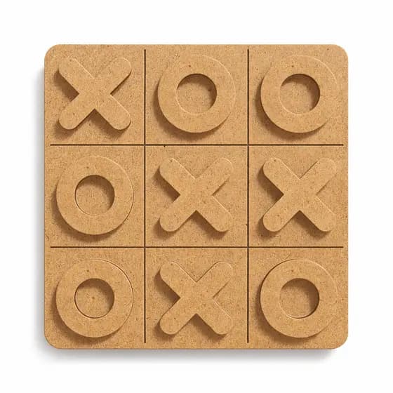 Kit 30 Jogo Da Velha em Mdf Brinquedo Infantil Para Crianças